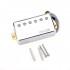 Wilkinson Classic Tone Ceramic PAF Style Humbucker Pickups Set for Les Paul Style Electric Guitar , Chrome