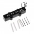 Wilkinson Variable Gauss Ceramic Traditional Jazz Bass Pickups Set for JB Style Electric Bass, Black