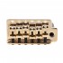 Wilkinson 52.5mm(2-1/16 inch) Vintage Style Full Block ST Guitar Tremolo Bridge Pop-In Arm 6 Screws for Squier/Mexico Fender Strat, Gold
