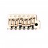 Wilkinson WV6-SB 54mm String Spacing 5+1 Hole Vintage Steel Saddles Tremolo Bridge with Full Steel Block for Fender USA and Japan Strat Style Electric Guitar, Gold