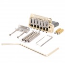 Wilkinson WVP2-SB 54mm 2-Point Stainless Steel Saddles Tremolo Bridge with Full Steel Block for Japan/Korea Import Strat Electric Guitar, Gold