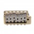 Wilkinson WVP6-SB 54mm 5+1 Hole SUS Stainless Steel Saddles Guitar Tremolo Bridge with Full Solid Steel Block for Import Strat and Japan Strat, Gold