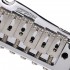Wilkinson WVP-SB 54mm SUS Stainless Steel Saddles 2-Point Guitar Tremolo Bridge with Full Solid Steel Block for Import Strat and Japan Strat, Chrome