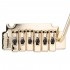 Wilkinson WVS50K 54mm 2-Point Tremolo Bridge Locking Saddle for Squier Strat Style Electric Guitar, Gold