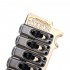 Wilkinson WVS50IIK 52.5mm String Spacing 2-Point Steel Saddles Tremolo Bridge with Full Steel Block for USA/Mexico/Japan/Korea Strat Electric Guitar, Gold