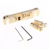 Wilkinson GTB Adjustable Intonated Wraparound Bridge Tailpiece for Les Paul Style Electric Guitar, Gold