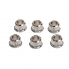 Musiclily Pro Metal Vintage/Modern 6mm to 10mm Guitar Tuner Conversion Bushings Tuning Pegs Adapter Ferrules, Nickel (Set of 6)