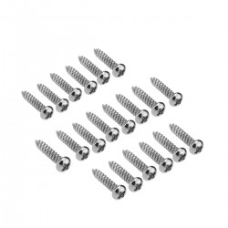 Musiclily Pro 2.1x10mm Metal Guitar Tuners Tuning Pegs Machine Heads Phillips Screws, Nickel (Set of 20)