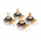 Musiclily Ultra Customized CTS 450G Series A250K Audio Taper Tone Pots Short Split Shaft Potentiometers 10% Tolerance for Guitar and Bass (Set of 4)