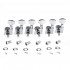 Musiclily Ultra 6-in-line 19:1 Ratio Guitar Locking Tuners Tuning Pegs Keys Machines Heads Set for Fender Stratocaster Strat/Telecaster Tele Electric Guitar,Chrome