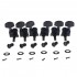 Musiclily Ultra 3R3L 19:1 Ratio Guitar Locking Tuners Tuning Pegs Keys Machines Heads Set Compatible with Les Paul Style Electric or Acoustic Guitar,Black