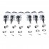 Musiclily Ultra 3R3L 19:1 Ratio Guitar Locking Tuners Tuning Pegs Keys Machines Heads Set Compatible with Les Paul Style Electric or Acoustic Guitar,Chrome
