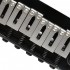 Musiclily Pro 54mm 2-Point Style Guitar Tremolo Bridge with Stainless Steel Saddles Full Steel Block for Japan Import Strat, Black