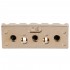 Musiclily Pro 42mm Steel Guitar R2 Locking Nut String Lock for Floyd Rose Tremolo Bridge Electric Guitar, Gold