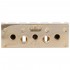 Musiclily Pro 43mm Steel Guitar R3 Locking Nut String Lock for Floyd Rose Tremolo Bridge Electric Guitar, Gold