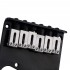Musiclily Pro 54mm Modern Telecaster Bridge 6 SUS Stainless Steel Saddles for Fender Squier Tele Style Electric Guitar, Black