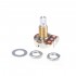 Musiclily Pro Brass Thread Mini Metric Sized Control Pots A1 Meg Audio Taper Potentiometers for Guitar (Set of 2)