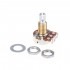 Musiclily Pro Brass Thread Mini Metric Sized Control Pots B1 Meg Audio Taper Potentiometers for Guitar (Set of 2)