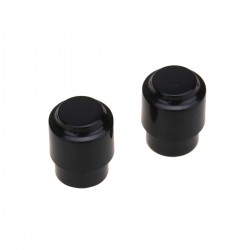 Musiclily Pro Metric Size Vintage Style Guitar Barrel Switch Tips 3 Way Pickup Selector Switch Knobs for Import Squier Tele Style , Black (Set of 2)