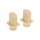 Musiclily Pro Metric Size Top hat Guitar Telecaster Switch Tips 3 Way Pickup Selector Switch Knobs for Import Squier Tele Style , Cream(Set of 2)