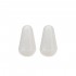 Musiclily Pro Metric Size Guitar 5-Way Switch Tips Stratocaster Switch Lever Knobs for Import Strat Style Electric Guitar, Aged White (Set of 2)