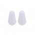 Musiclily Pro Metric Size Guitar 5-Way Switch Tips Stratocaster Switch Lever Knobs for Import Strat Style Electric Guitar, White (Set of 2)