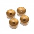 Musiclily Pro Metric Size 18 Splines Guitar Speed Knobs for Gretsch Streamliner Style, Gold (Set of 4)