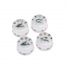 Musiclily Pro Metric Size Abalone Bird Top Guitar Speed Control Knobs for Epiphone Les Paul SG Style, White(Set of 4)