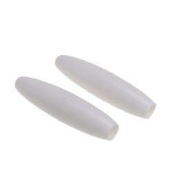 Musiclily Pro 5mm Plastic Guitar Tremolo Arm Tips for 4.8mm Diameter Strat Whammy Bar, White (2 Pieces)