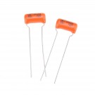 CDE Sprague Orange Drop Capacitors Tone Caps Polypropylene .0022uF 715P 222J 600V for Guitar or Bass (Set of 2）