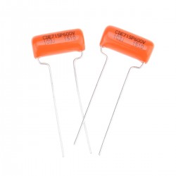 CDE Sprague Orange Drop Capacitors Tone Caps Polypropylene .01uF 715P 103J 600V for Guitar or Bass  (Set of 2)