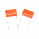 CDE Sprague Orange Drop Capacitors Tone Caps Polypropylene .1uF 716P 104J 600V for Guitar or Bass (Set of 2)