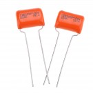 CDE Sprague Orange Drop Capacitors Tone Caps Polyester Film .22uF 225P 224K 100V for Guitar or Bass  (Set of 2)