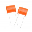 CDE Sprague Orange Drop Capacitors Tone Caps Polyester Film .47uF 225P 474K 400V for Guitar or Bass (Set of 2)