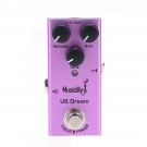 Musiclily Basic Mini Electric Guitar Effects Pedal DC 9V Adapter Powered True Bypass,US Dream Distortion