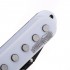 Wilkinson M Series High Output Alnico 5 Strat Single Coil Middle Pickup for Stratocaster Electric Guitar, White