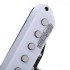 Wilkinson M Series High Output Alnico 5 Strat  Single Coil Bridge Pickup for Stratocaster Electric Guitar, White