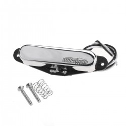 Wilkinson M Series WOV Classical Vintage Style Alnico 5 Guitar Tele Single Coil Neck Pickup for Telecaster Electric Guitar , Chrome