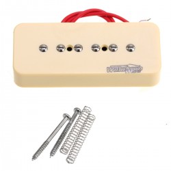 Wilkinson M Series Alnico 5 P90 Soapbar Neck Pickup for Les Paul/ SG Electric Guitar, Cream