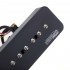 Wilkinson M Series Stacked P90 Soapbar Ceramic Single Coil Sized Humbucker Bridge Pickup for SG/LP Electric Guitar, Black