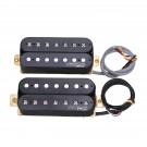 Wilkinson M Series WOH Classical Open Style Ceramic Humbucker Pickups Set for 7-String Electric Guitar, Black