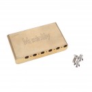 Musiclily Ultra 10.5mm Full Brass 40mm Standard Tremolo Block for Import Electric Guitar