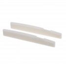 Musiclily Pro 71.12mm Compensated Acoustic Guitar Bone Saddle for 6-String Taylor Style , Ivory(Set of 2)