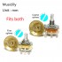 Musiclily Ultra Universal Fitting Size Strat Knobs 2 Tone 1 Volume Set for Fender Stratocaster ST Style Electric Guitar, Parchment