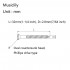 Musiclily Basic 2.8x32mm Metal Metric Thread P90 Style Pickup Mounting Screws, Black(Set of 20) 