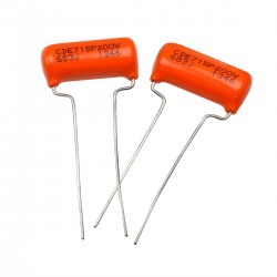 CDE Sprague Orange Drop Capacitors Tone Caps Polypropylene .068uF 715P 683J 200V for Guitar or Bass (Set of 2)