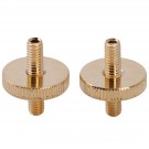 Musiclily Pro M4 Metric ABR-1 Tune-o-matic Bridge Mounting Stud Posts for Epiphone Les Paul Style Electric Guitar, Gold (Set of 2)