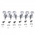 Musiclily Ultra 3L3R Roto Style Sealed Guitar Tuners Tuning Pegs Keys Machine Heads Set for Les Paul LP SG Style Electric or Acoustic Guitar, Chrome