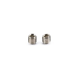 Musiclily Pro Metric M3X3mm Stainless Steel Tightening Set Screws for Strat Style Electric Guitar Push-in Tremolo Arm (Set of 2)
