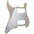 Musiclily Pro 11 Holes Round Corner HH Strat Pickguard 2 Humbuckers for American/Mexican Fender Standard Stratocaster Electric Guitar, 3Ply Cream